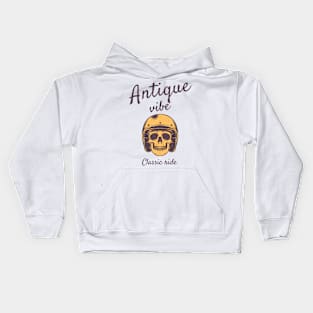 antique vibe , classic ride Kids Hoodie